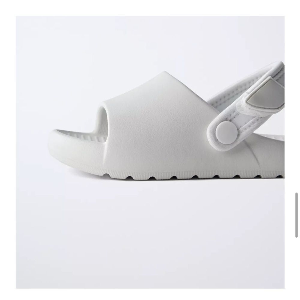 Zara RUBBER SLINGBACK SANDALS - Picture 6 of 6